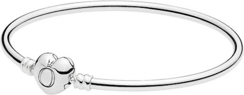 Bracelet Personnalisable Pandora Moments Cœur Argent pour Charms 16cm