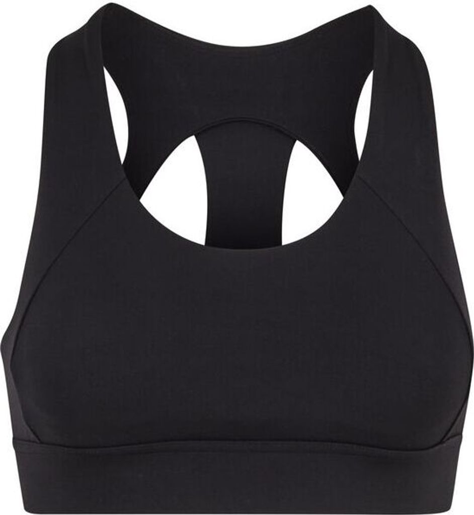 Urban Classics Bustier Damen Ladies Sports Bra schwarz L
