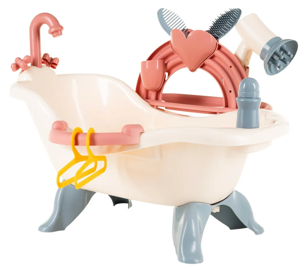 Set de bain pour poupées Cavallino Pastel 15 pièces - Accessoire complet