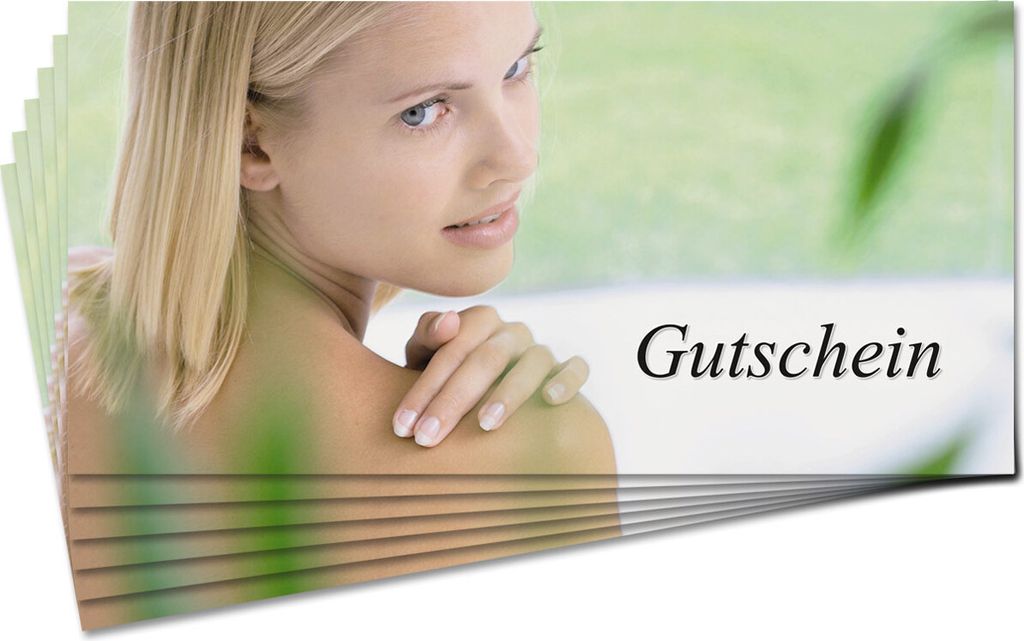 Gutschein Relax, 25 Stück, DIN lang