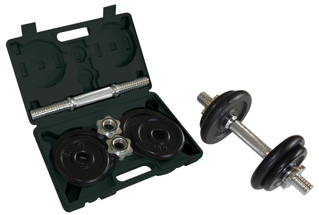 Ensemble d'haltères courts SCHILDKRÖT 10,0 kg en coffret Image du produit 