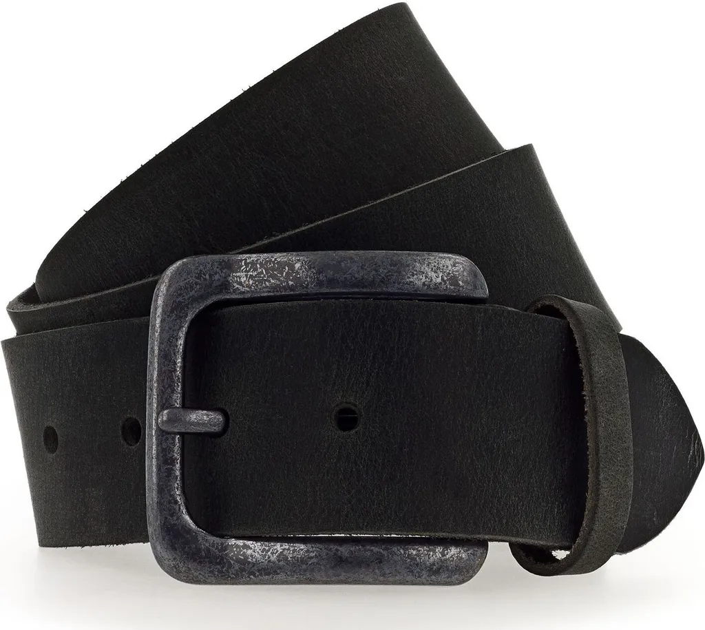 Cintura Pelle Nera Vanzetti 45mm W115 | Cintura Cuoio Uomo