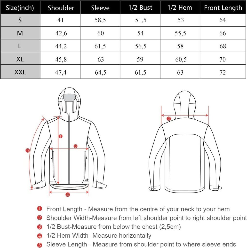 COSTWAY Wasserdichte Kapuzenjacke für Frauen, leichter, Produktbild 5