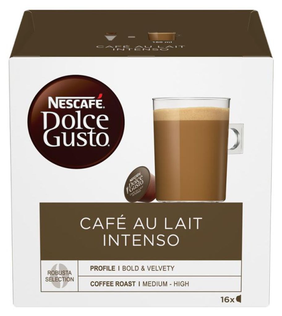 Nescafé Dolce Gusto Café au lait intenso, Kaffeekapsel, Produktbild 