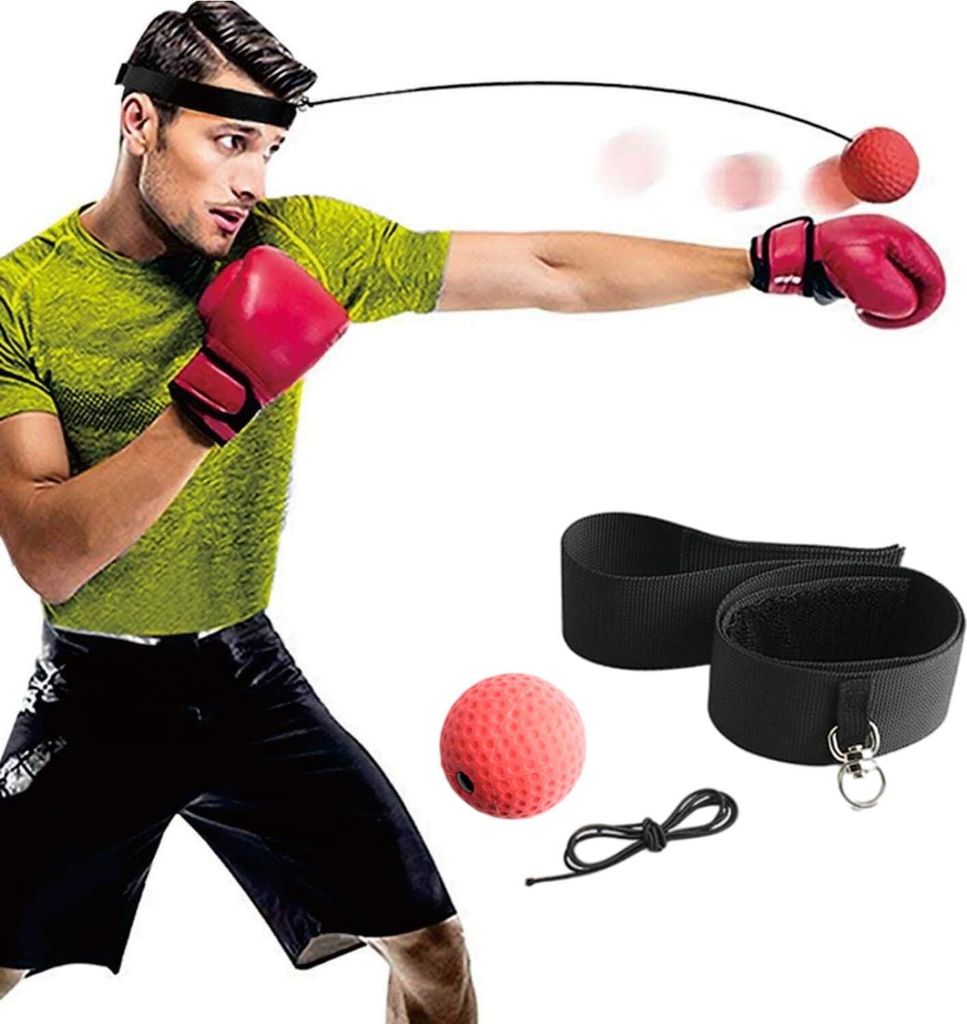 Box-Reflexball-Set, Reflexball an Schnur mit Stirnband, Produktbild 