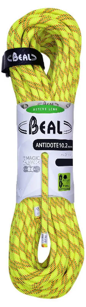 Corde Dynamique Beal Antidote 10,2 mm Jaune avec Longueur de 60 m