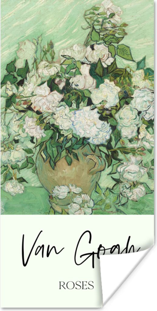 MuchoWow Poster Malerei - Blumen - Van Gogh 60x120 cm - Wandschmuck