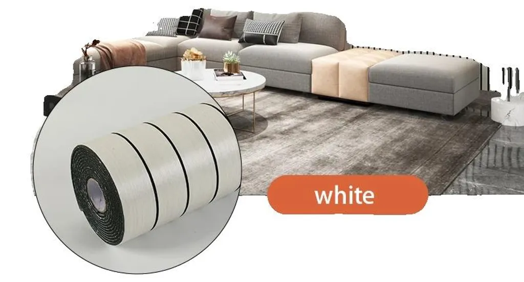Papier peint blanc pour meubles et murs - Rénovation facile autocollante