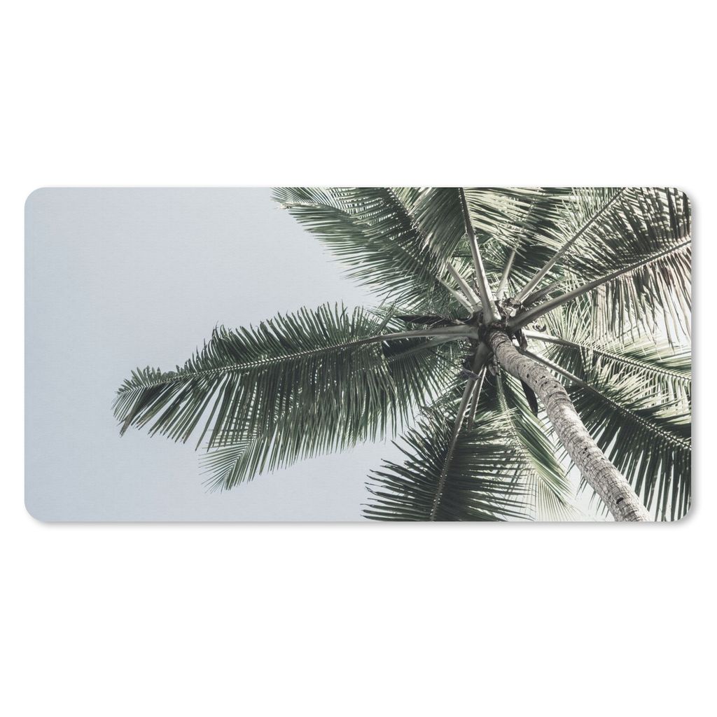 MuchoWow Mauspad Mousepad Palme - Tropisch - Sommer 60x30 cm - Mousepads - Maus Mat - Pad - Mausunterlage - Nachhaltig