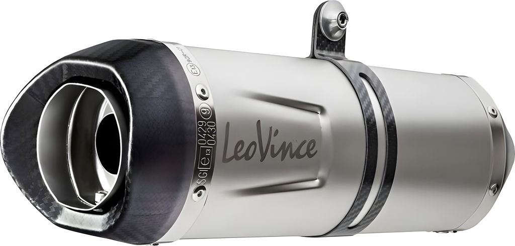 LeoVince LV One Evo Komplettauspuff Edelstahl für TRIUMPH TRIDENT 660