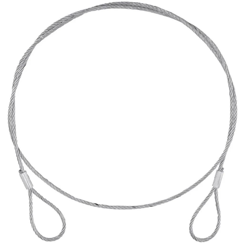 Câble acier 900x4mm pour suspension de projecteur et éclairage scénique