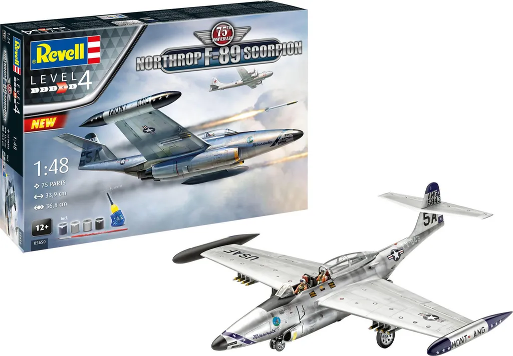 Kit Maquette Northrop F-89 Scorpion 1:48 Idéal Cadeau pour Modéliste Expert