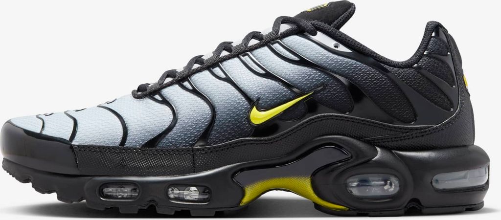 Nike TN Air Max Plus "Black Opti Yellow" Schwarz/Gelb, Größe: 42