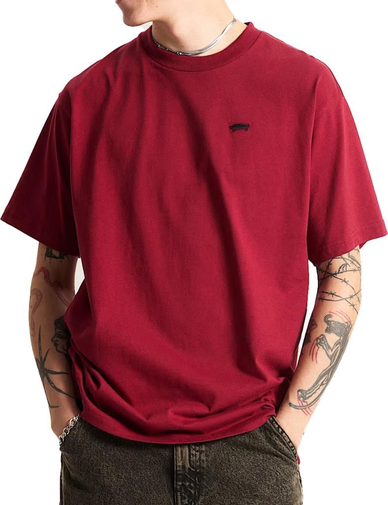 VANS SALTON LOOSE SS Burgunder