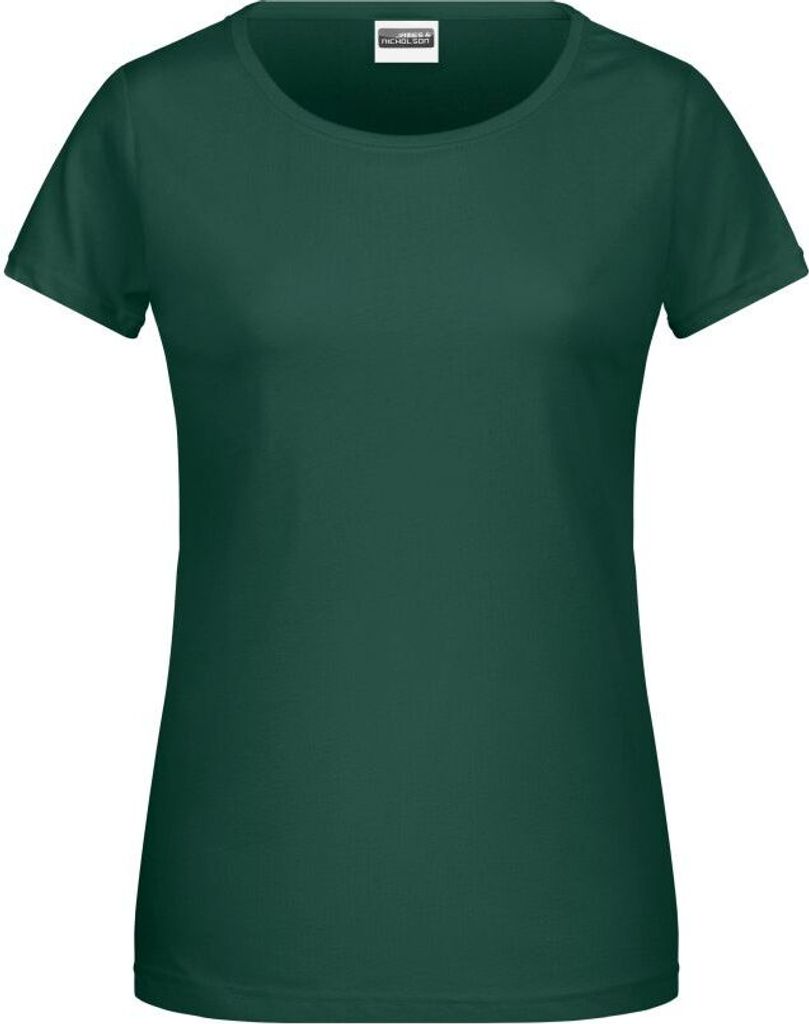 Ladies' Basic-T Damen T-Shirt in klassischer Form dark-green, Gr. XXL
