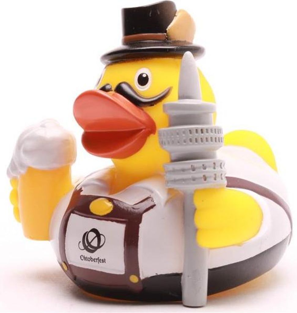 Badeente "München" Vinyl 8 cm Quietscheente