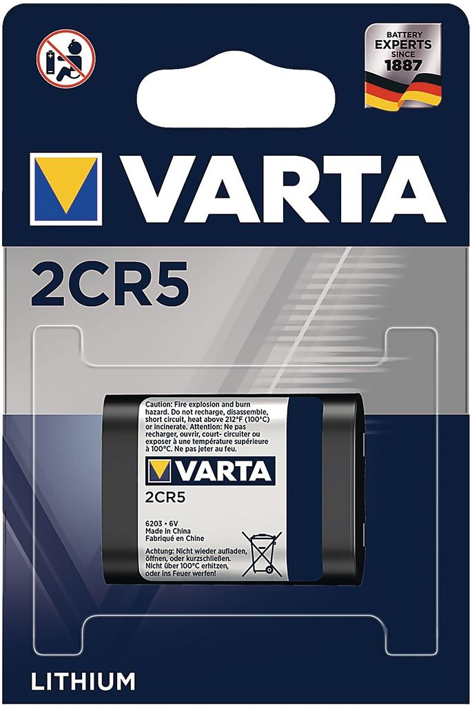 Varta Batterie Photo Lithium 2CR5                       Image du produit 