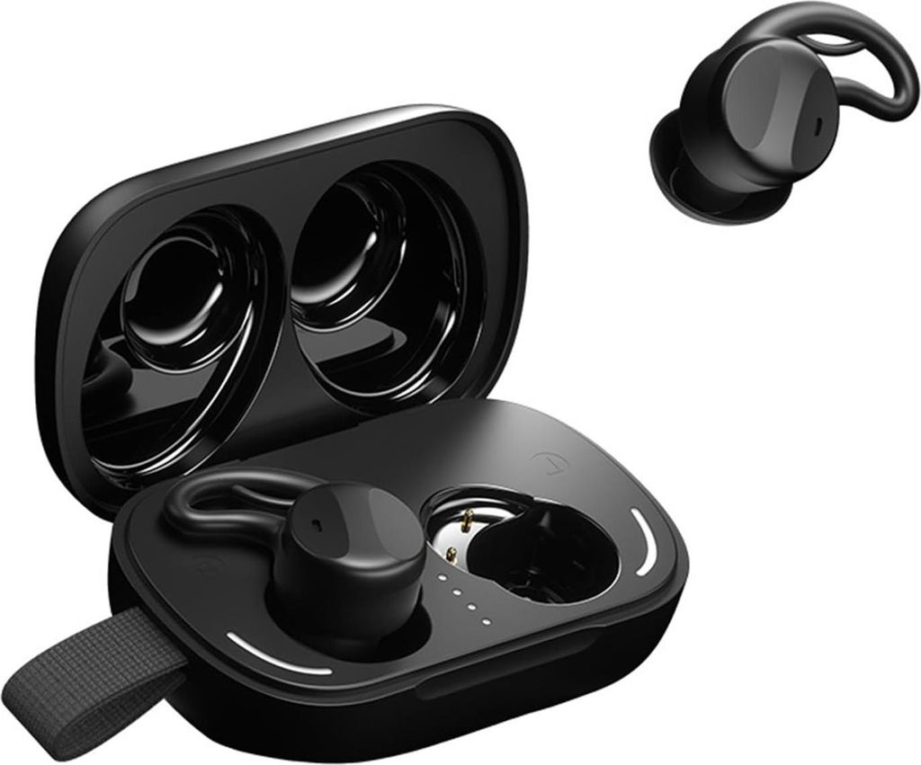 Mini-Bluetooth-Headset, Schlaf-Headset, kabellos, unsichtbar, für den Schlaf, wasserdicht, Sport, bequem, Geräuschunterdrückung, Touch