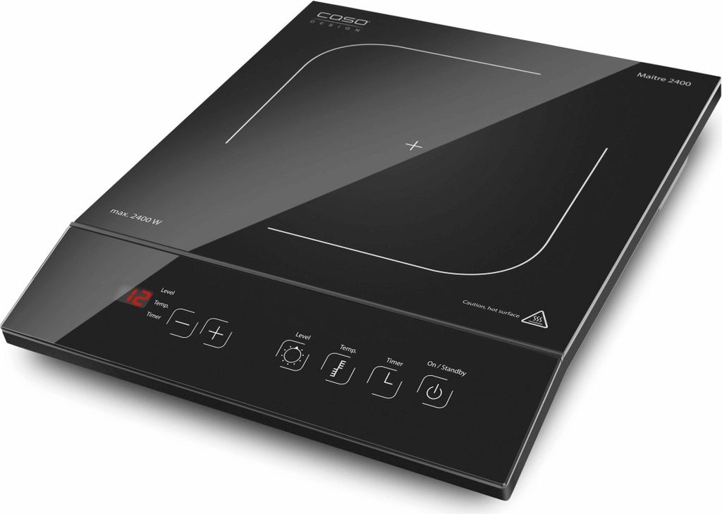 Caso Maitre 2400, Schwarz, Arbeitsplatte, 30 cm, Produktbild 