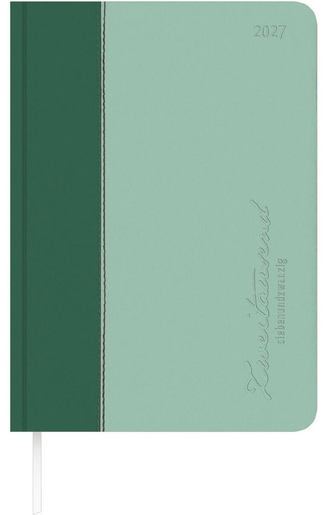 Buchkalender Premium Fire schwarz-rot A5 2027 Produktbild 
