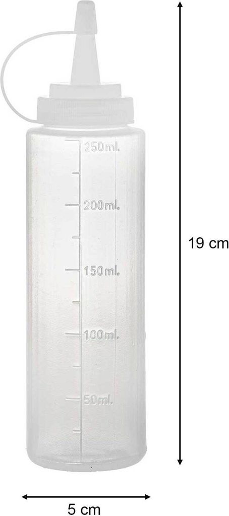 SIDCO Soßenflasche Kunststoff Quetschflasche Spender Produktbild 4