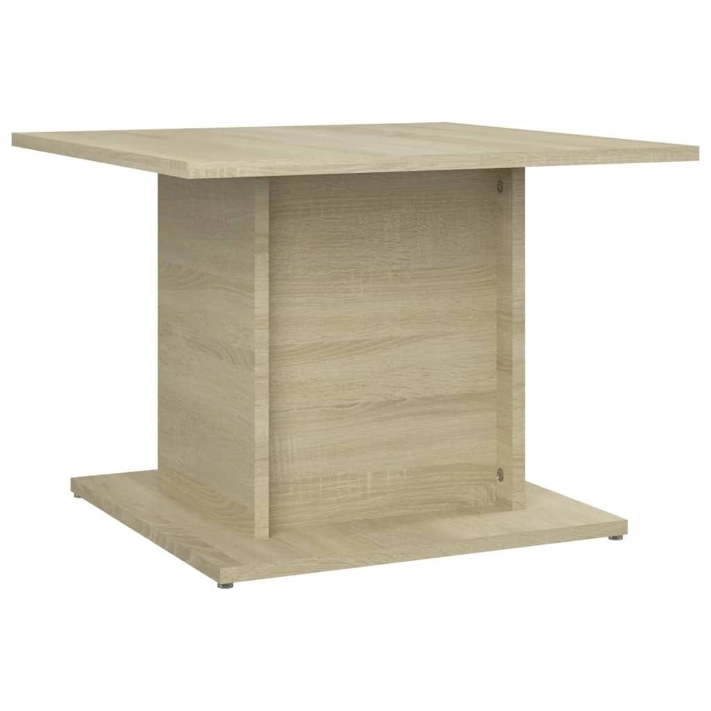 vidaXL Table basse en chêne Sonoma 55,5x55,5x40 cm Matériau Image du produit 