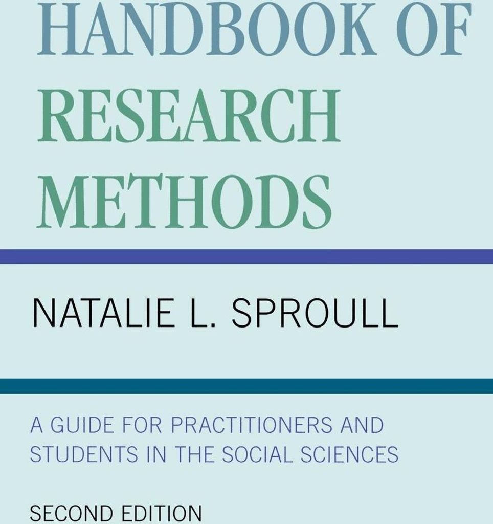 Handbook of Research Methods