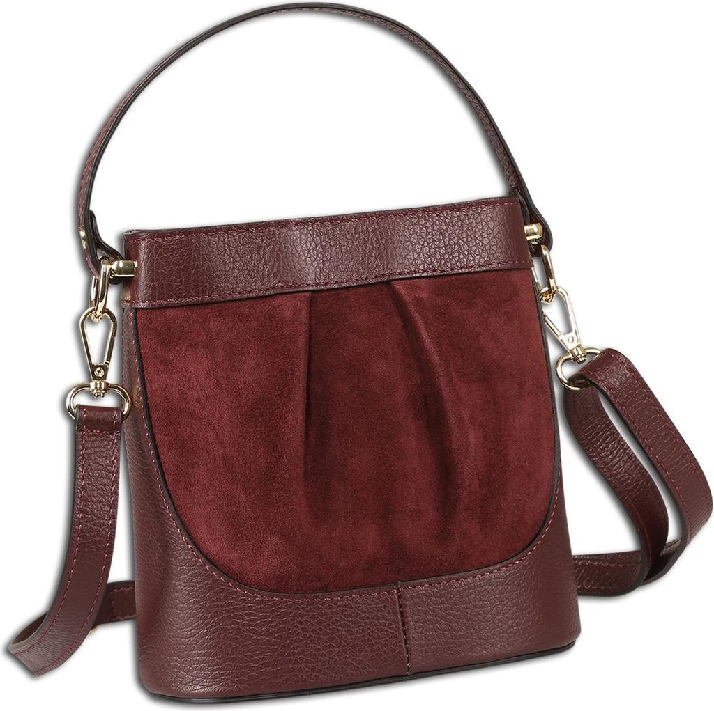 Toscanto Handbags Umhängetasche dunkelrot Leder OTT171UR6
