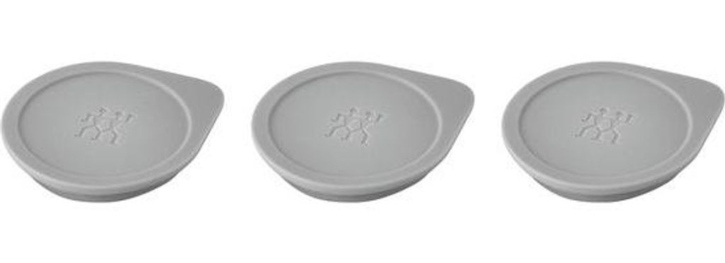 ZWILLING Vakuum Etiketten-Positionierer Set, 3-tlg I Cube Fresh & Save Grau