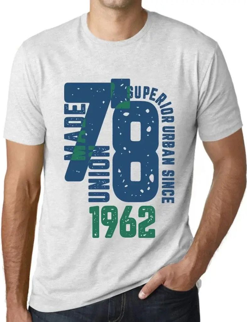 Herren Grafik T-Shirt Überlegener urbaner Stil seit 1962 – Superior Urban Style Since 1962 – Geschenk 62. Geburtstag Jahrestag 62 Jahre Jubil...
