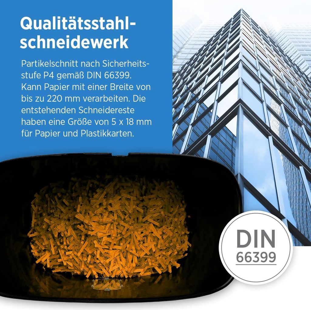 GENIE Aktenvernichter 580 XCD Plus schwarz Produktbild 12