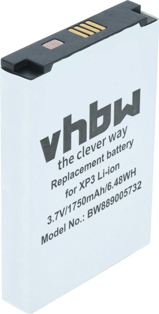 vhbw Akku Ersatz für Sonim BAT-03180-01S für Handy Smartphone Telefon (1750 mAh, 3,7 V, Li-Ion)