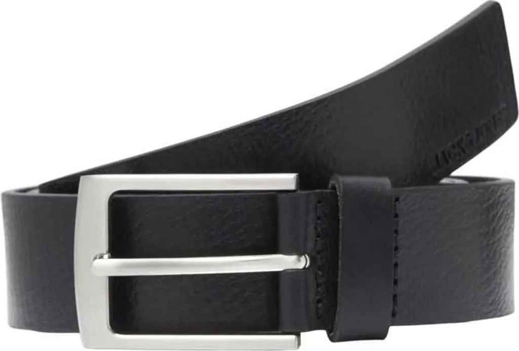 Cintura Jack & Jones Stockholm 90 cm - Black Leather Belt for Men