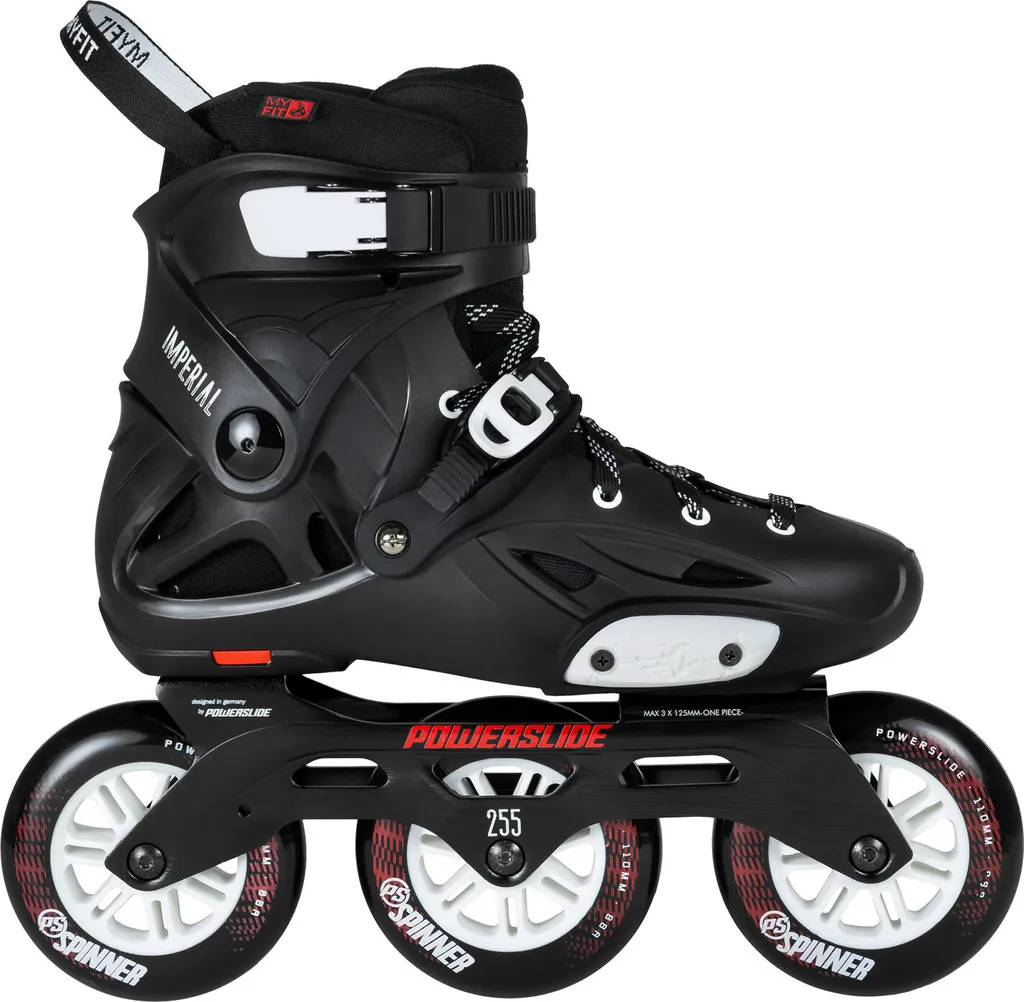 Roller Freeskate Urbain Imperial 110 Powerslide Noir et Rouge 35-36