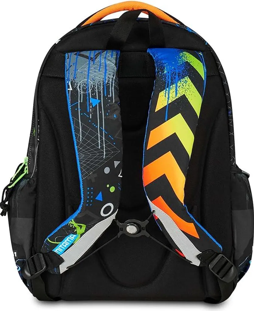 Cartable scolaire extensible Mitama New Plus CyberPlay avec dos renforcé