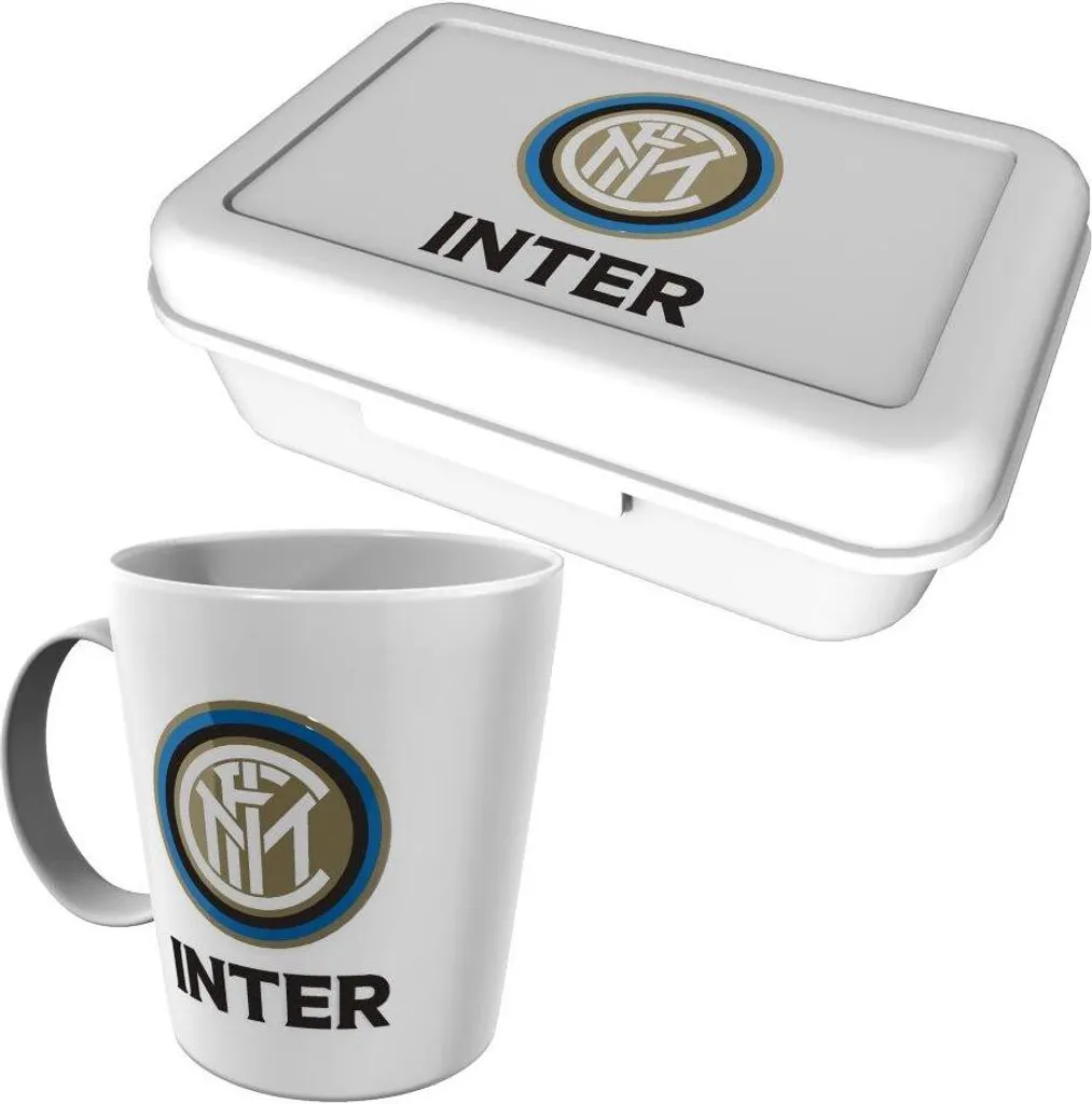 Set Pappa Inter Milano: Portamerenda e Tazza Ufficiale per Scuola e Tempo Libero - 2