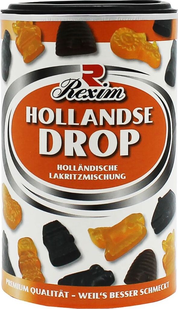 Rexim Hollandse Drop, Holländische Lakritzmischung, 250 g Produktbild 