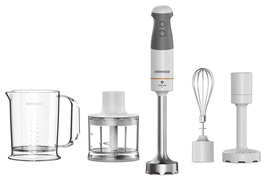 Kenwood HBM40.306WH, Dompelstokmixer, 850 W, Grijs, Productafbeelding 
