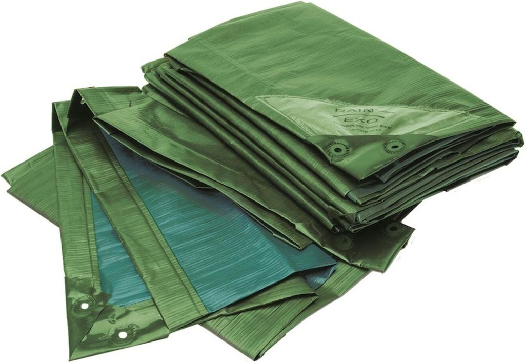 Rainexo - Abdeckplane, 150g/qm, 6x10m, gr/bl