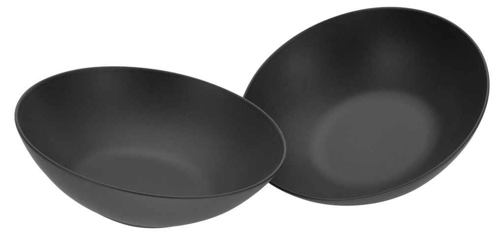 CreaTable, 30007, Soft Touch Black, Salatschüssel 2-tlg, Produktbild 