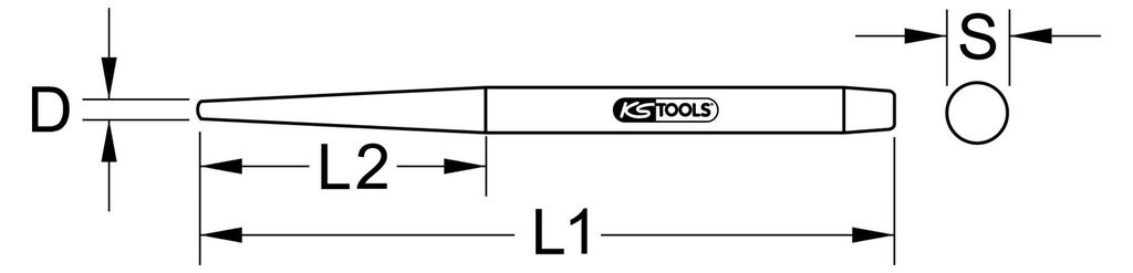 KS Tools Montiereisen, 500mm, 129.2220