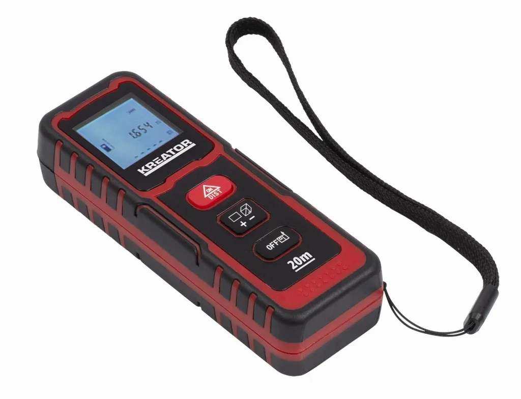 Télémètre Laser 20m Kreator KRT706500 : Précision ±2mm et Écran Rétro