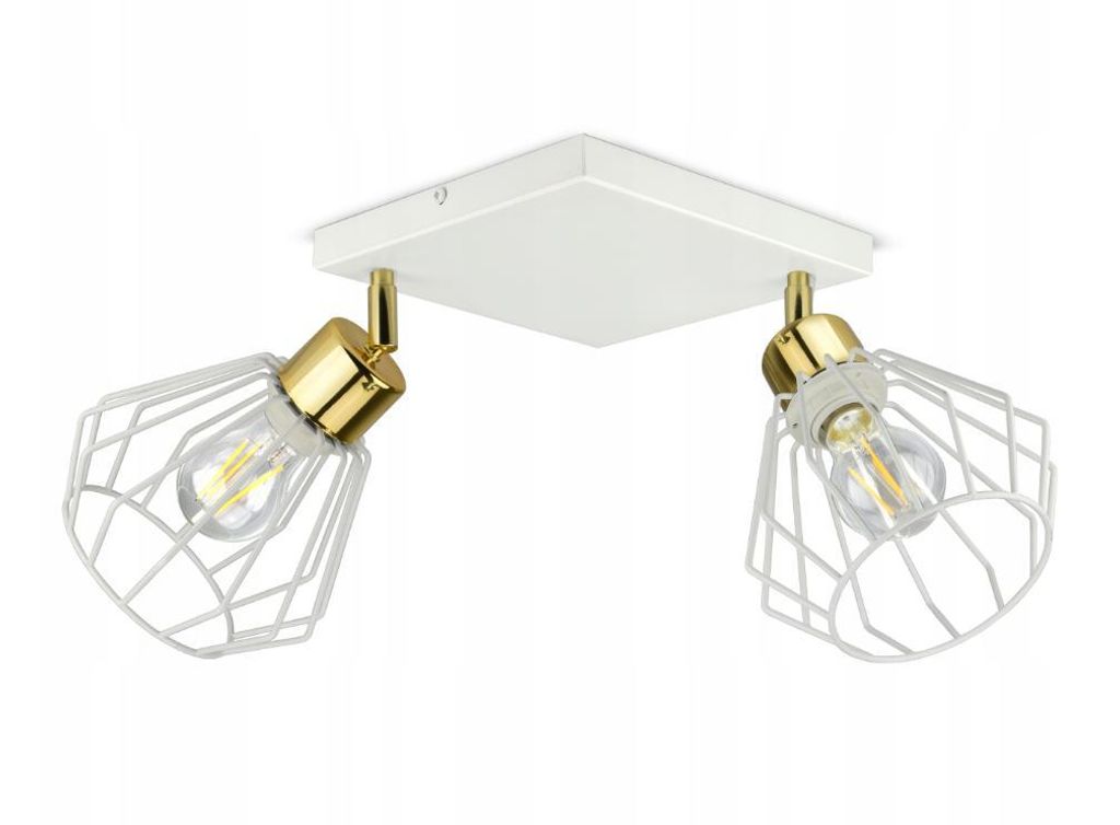 Luxolar Led Deckenleuchte 2 flammig aus Metal Draht Produktbild 