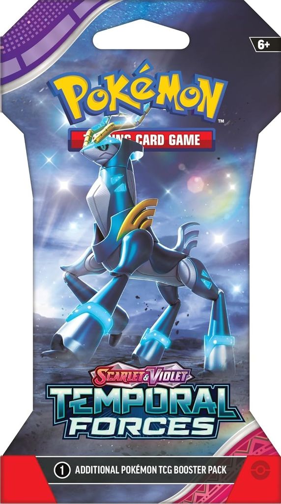 Pokémon Temporal Forces Booster z rękawem, angielski Zdjęcie produktu 5