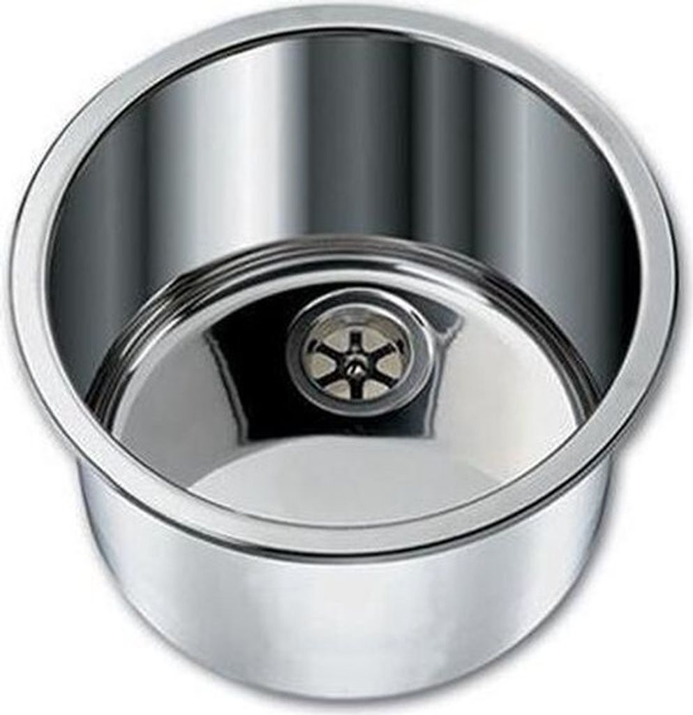 Hollex-Rundspüle aus Edelstahl Ø420 mm