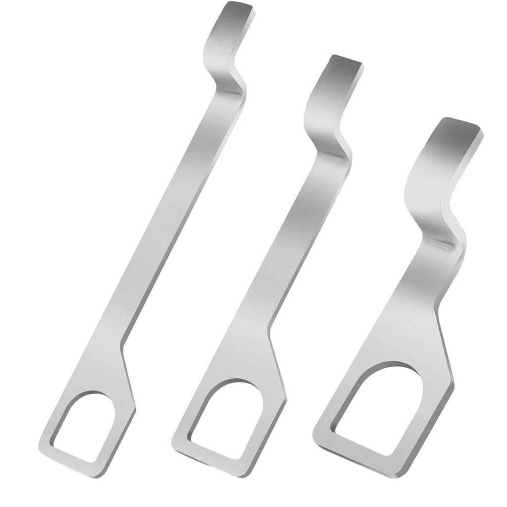 Heckklappenaufsteller 10/15/20 cm(3pack), Edelstahl Heckklappen, für VW T4 T5 T6 Multivan/California/Camping/Bus Heckklappenaufsteller (3)