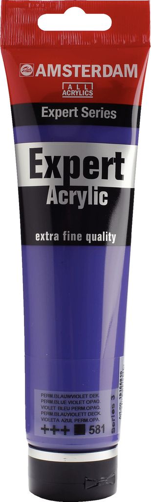 Amsterdam Expert Series Acrylfarbe Tube 150 ml Permanentblauviolett Deckend 581