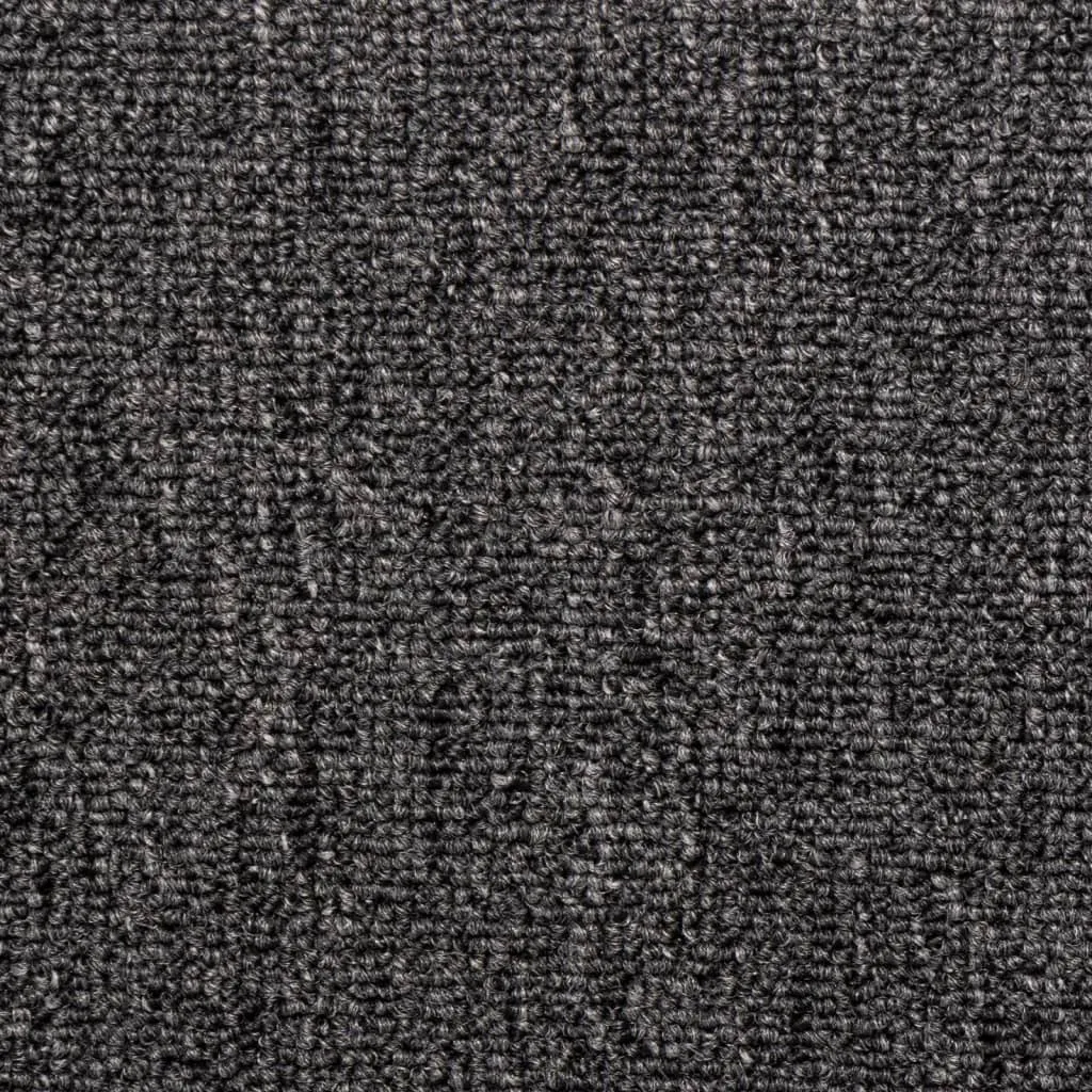 Tapis d'escalier 15 pcs 65x21x4 cm Anthracite Bord rectangulaire Pro