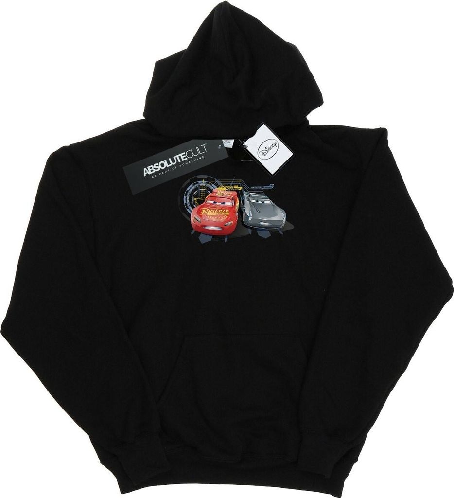Disney - "Cars Lightning Vs Storm" Kapuzenpullover für Jungen BI4445 (128) (Schwarz)