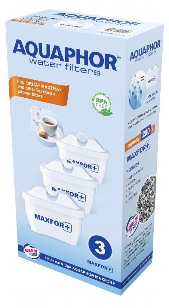 AQUAPHOR Aquaphor Maxfor+ vedensuodatin, 3 kpl Zdjęcie produktu 